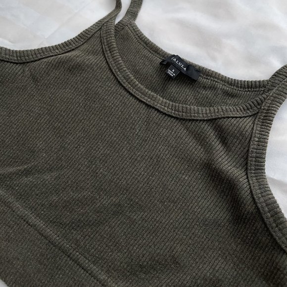 SOLD - Aritzia Talula Ribbed Bra Top - Picture 2 of 6